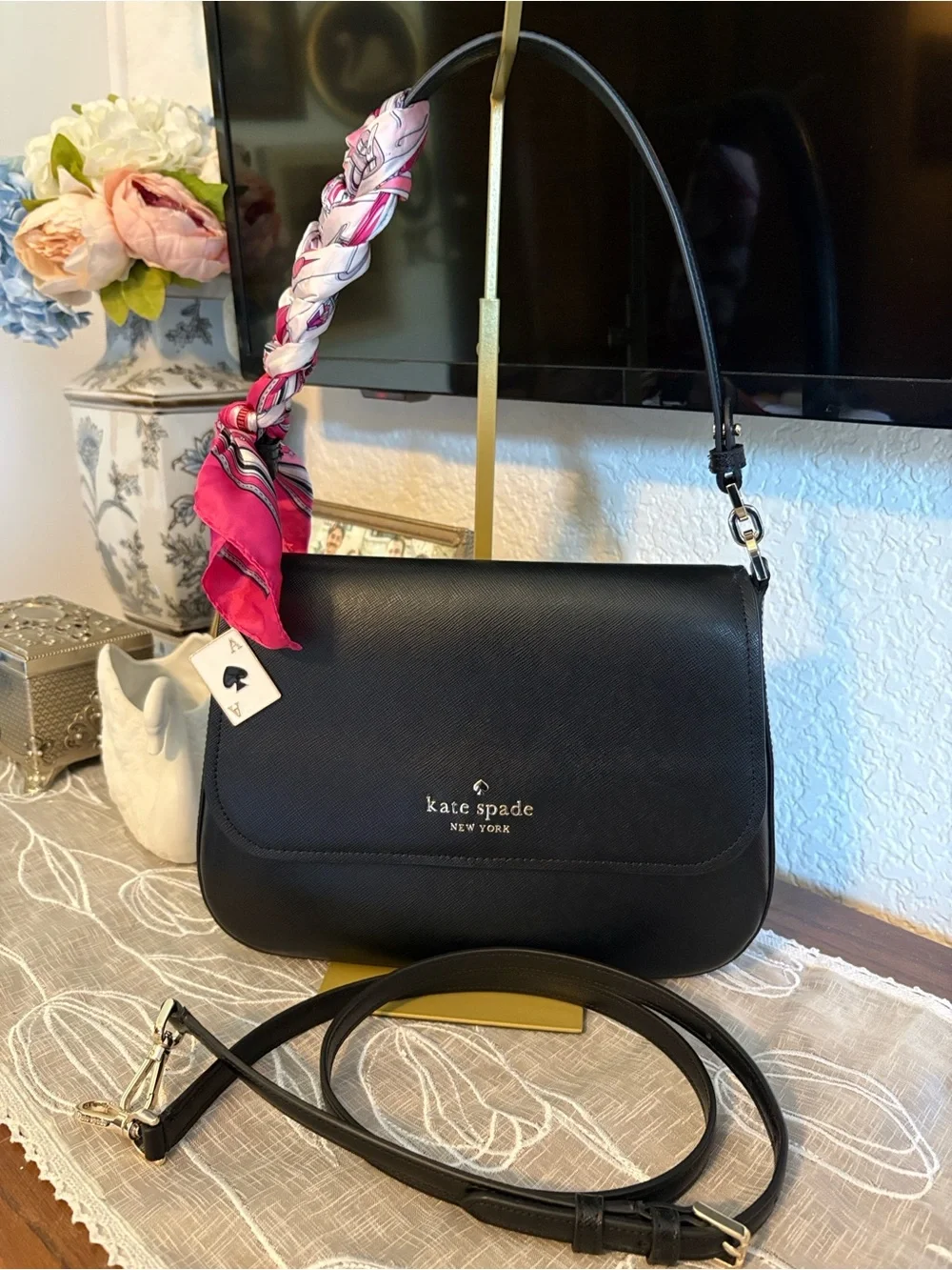 Kate Spade Staci Saffiano Shoulder Bag